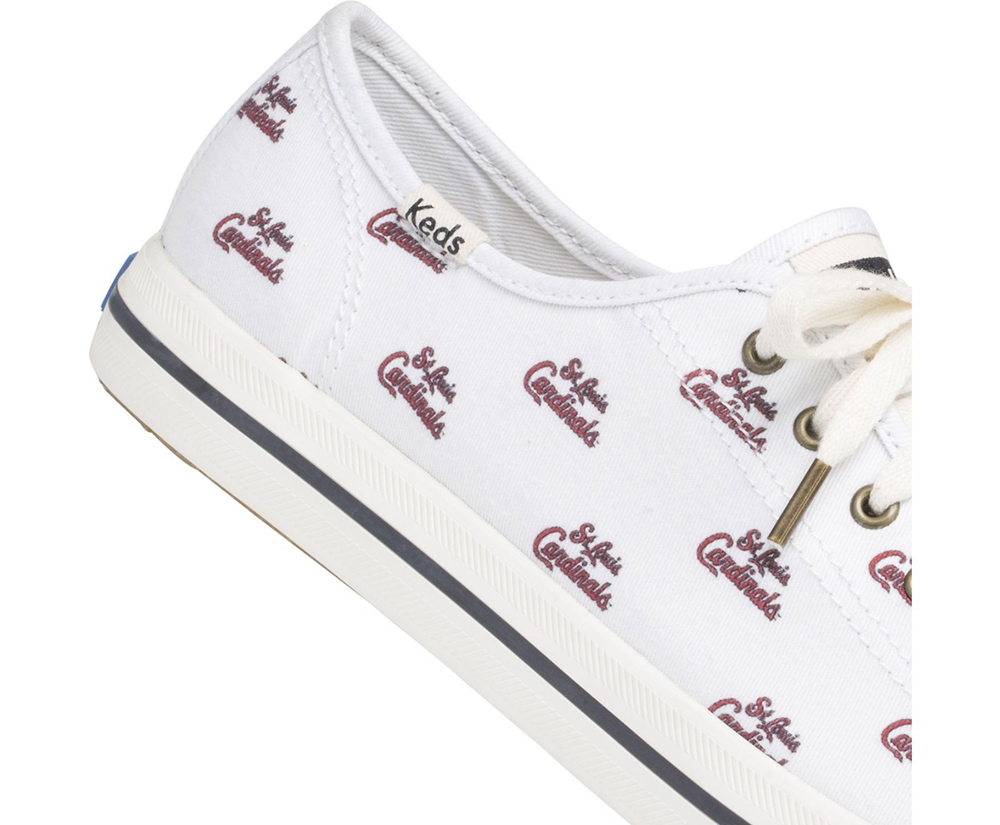 Womens Keds Sneakers - Kickstart MLB® - White - 5738-MQRJB